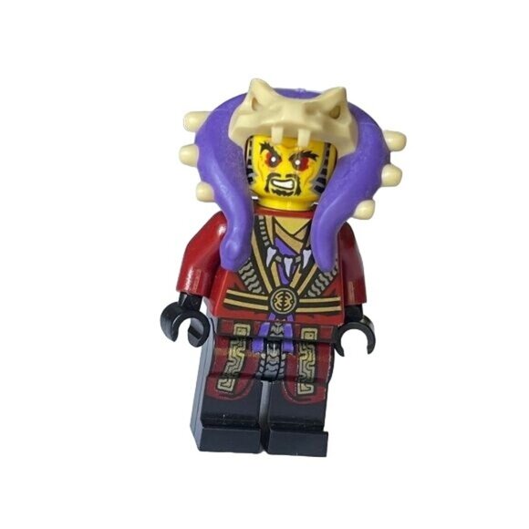 Lego Ninjago Master Chen Minifigure Snake Helmet NJO136 Retired Minifig Only - Picture 1 of 13